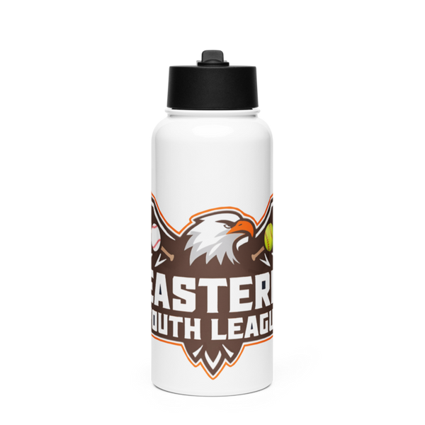 Eastern Youth League Stainless Steel Water Bottle with a Straw Lid
