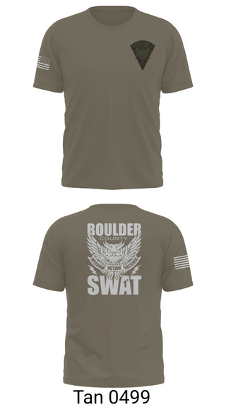 Short Sleeve Performance Shirt, Boulder county Sheriff’s Office, Police, Teamtime, Team time, sublimation, custom sports apparel, team uniforms, spirit wear, spiritwear, sports uniforms, custom shirts, team store, custom team store, fundraiser sports, apparel fundraiser