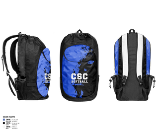 Gear Bag, CSC Softball, Softball, Teamtime, Team time, sublimation, custom sports apparel, team uniforms, spirit wear, spiritwear, sports uniforms, custom shirts, team store, custom team store, fundraiser sports, apparel fundraiser