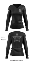 District I Street Crimes 1468514 Women's Long Sleeve V-neck Shirt - 106