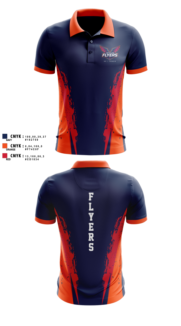 Short Sleeve Performance Shirt, Heartland Flyers, Track & Field, Teamtime, Team time, sublimation, custom sports apparel, team uniforms, spirit wear, spiritwear, sports uniforms, custom shirts, team store, custom team store, fundraiser sports, apparel fundraiser