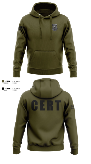 Hoodie, Chester County Prison Emergency Response Team CERT, Police, Teamtime, Team time, sublimation, custom sports apparel, team uniforms, spirit wear, spiritwear, sports uniforms, custom shirts, team store, custom team store, fundraiser sports, apparel fundraiser