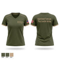 Spiritual Forces The Lords Army Women's Short Sleeve V-neck Shirt - 1