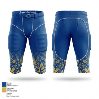 Football Pants, Delaware Flag Football, , Teamtime, Team time, sublimation, custom sports apparel, team uniforms, spirit wear, spiritwear, sports uniforms, custom shirts, team store, custom team store, fundraiser sports, apparel fundraiser