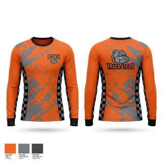 Long Sleeve Performance Shirt, Bowie Boys & Girls Club Tracksters, Track & Field, Teamtime, Team time, sublimation, custom sports apparel, team uniforms, spirit wear, spiritwear, sports uniforms, custom shirts, team store, custom team store, fundraiser sports, apparel fundraiser