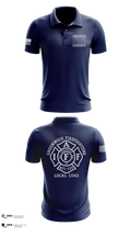 Greenwich Fire Local 1042 Short Sleeve Performance Polo - 4
