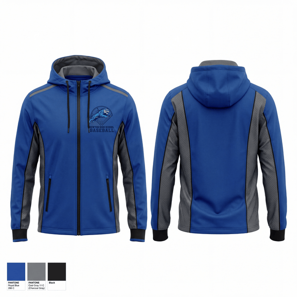 Windbreaker, Newton High School Baseball, Baseball, Teamtime, Team time, sublimation, custom sports apparel, team uniforms, spirit wear, spiritwear, sports uniforms, custom shirts, team store, custom team store, fundraiser sports, apparel fundraiser