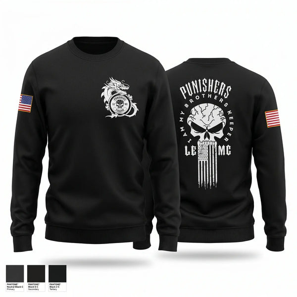 Crew Neck Sweatshirt, Dragons Back, Police, Teamtime, Team time, sublimation, custom sports apparel, team uniforms, spirit wear, spiritwear, sports uniforms, custom shirts, team store, custom team store, fundraiser sports, apparel fundraiser