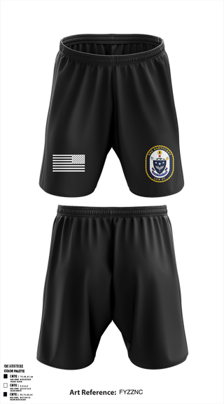 Athletic Shorts With Pockets, USS NANTUCKET LCS 27, , Teamtime, Team time, sublimation, custom sports apparel, team uniforms, spirit wear, spiritwear, sports uniforms, custom shirts, team store, custom team store, fundraiser sports, apparel fundraiser