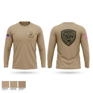 Long Sleeve Performance Shirt, Bryan County Sheriff’s Department, Police, Teamtime, Team time, sublimation, custom sports apparel, team uniforms, spirit wear, spiritwear, sports uniforms, custom shirts, team store, custom team store, fundraiser sports, apparel fundraiser