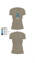 130 FAB 52872050 Women's Short Sleeve V-neck Shirt - 64