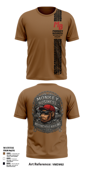 Short Sleeve Performance Shirt, Monkey Business Motorcycle Hauling, , Teamtime, Team time, sublimation, custom sports apparel, team uniforms, spirit wear, spiritwear, sports uniforms, custom shirts, team store, custom team store, fundraiser sports, apparel fundraiser