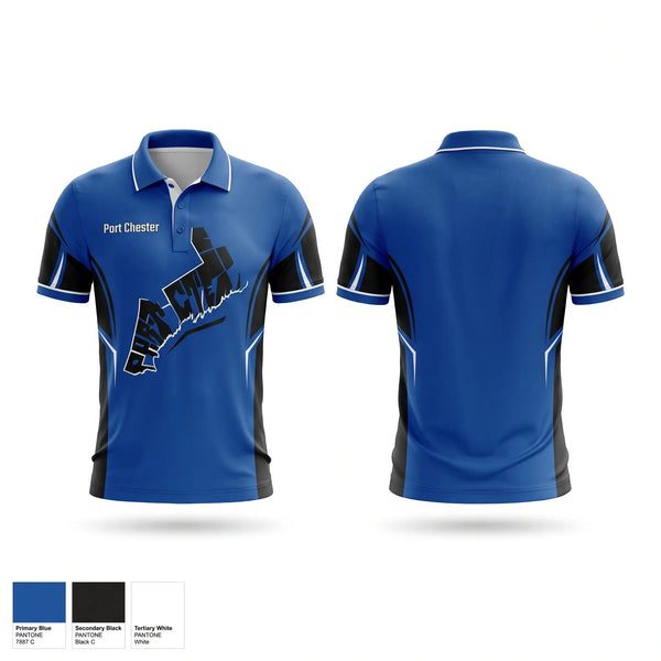 Short Sleeve Performance Polo, Port Chester, Swimming, Teamtime, Team time, sublimation, custom sports apparel, team uniforms, spirit wear, spiritwear, sports uniforms, custom shirts, team store, custom team store, fundraiser sports, apparel fundraiser