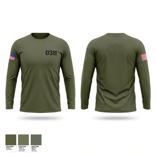 Long Sleeve Performance Shirt, 0311, Marines, Teamtime, Team time, sublimation, custom sports apparel, team uniforms, spirit wear, spiritwear, sports uniforms, custom shirts, team store, custom team store, fundraiser sports, apparel fundraiser