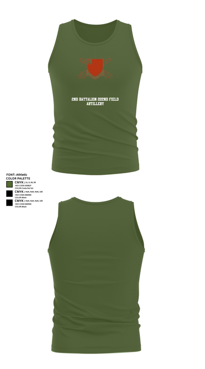 2nd Battalion 222nd Field Artillery 79682132 Tank Top - 59