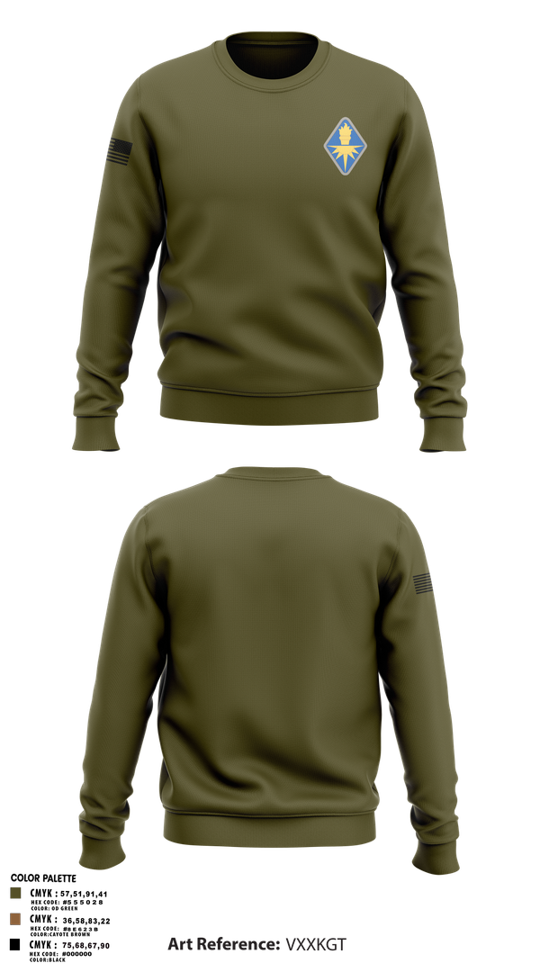Crew Neck Sweatshirt, USAICOE, Army, Teamtime, Team time, sublimation, custom sports apparel, team uniforms, spirit wear, spiritwear, sports uniforms, custom shirts, team store, custom team store, fundraiser sports, apparel fundraiser