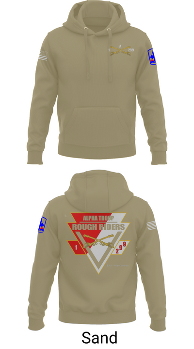 A Troop, 1st squadron-299th Calvary Regiment 70291790 Hoodie - 98