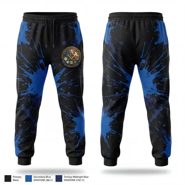 Sweatpants, Prince Hall Military Lodge #141, , Teamtime, Team time, sublimation, custom sports apparel, team uniforms, spirit wear, spiritwear, sports uniforms, custom shirts, team store, custom team store, fundraiser sports, apparel fundraiser