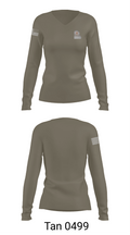 Atmore Fire Department 52780900 Women's Long Sleeve V-neck Shirt - 11