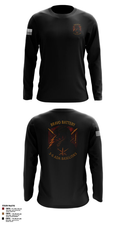 Bravo 3-6 ADA 76703101 Long Sleeve Performance Shirt 110
