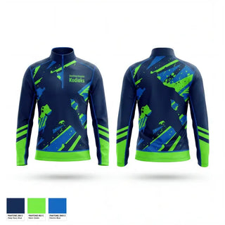 Quarter Zip Jacket, Sterling Heights Kodiaks, , Teamtime, Team time, sublimation, custom sports apparel, team uniforms, spirit wear, spiritwear, sports uniforms, custom shirts, team store, custom team store, fundraiser sports, apparel fundraiser