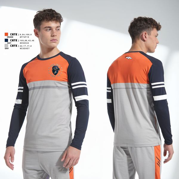 Long Sleeve Performance Shirt, Broncos, , Teamtime, Team time, sublimation, custom sports apparel, team uniforms, spirit wear, spiritwear, sports uniforms, custom shirts, team store, custom team store, fundraiser sports, apparel fundraiser