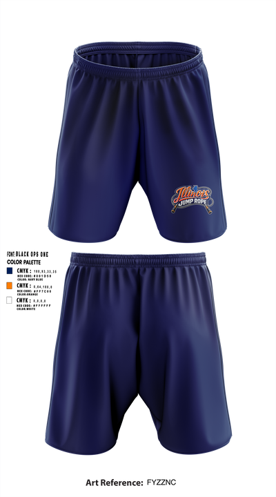 Illinois Jump Rope 66812681 Athletic Shorts With Pockets - 6
