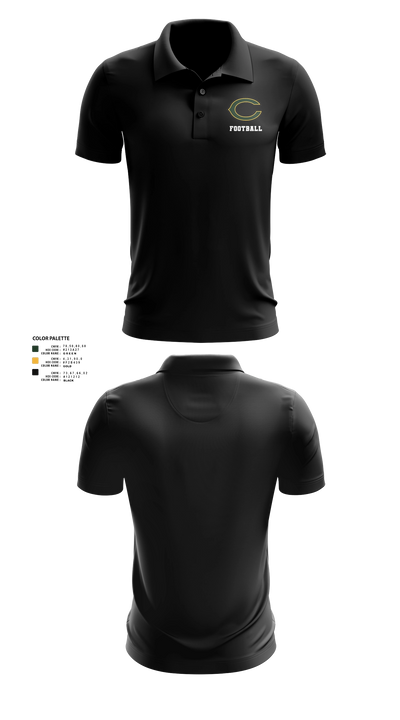 Clearview Regional High School Football Short Sleeve Performance Polo - 21