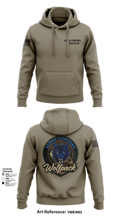 Alpha Company, 742nd MI BN 30113314 Hoodie - 102