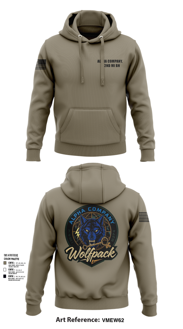 Hoodie, Alpha Company, 742nd MI BN, , Teamtime, Team time, sublimation, custom sports apparel, team uniforms, spirit wear, spiritwear, sports uniforms, custom shirts, team store, custom team store, fundraiser sports, apparel fundraiser