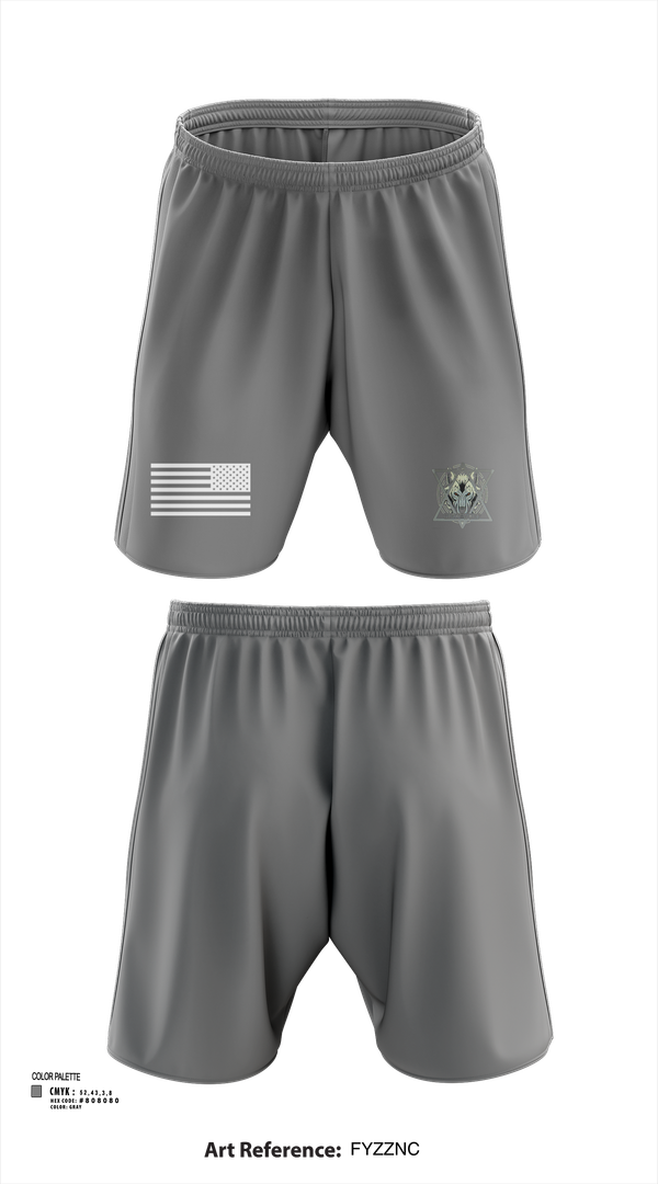 Athletic Shorts With Pockets, Gray Wolf, , Teamtime, Team time, sublimation, custom sports apparel, team uniforms, spirit wear, spiritwear, sports uniforms, custom shirts, team store, custom team store, fundraiser sports, apparel fundraiser