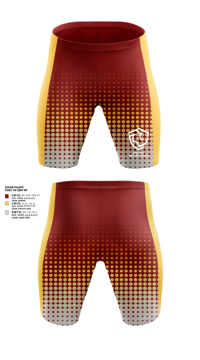 Iron Spikes Track and Field Club 9344658 Men's Compression Shorts - 2