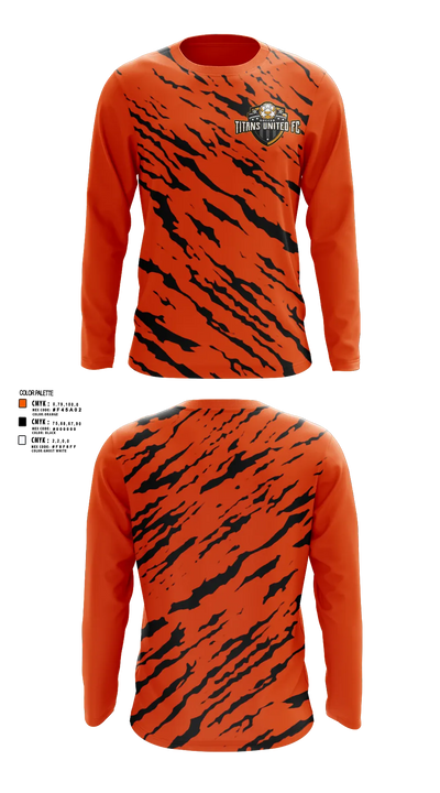 TITANS UNITED FC 95365041 Long Sleeve Performance Shirt 3