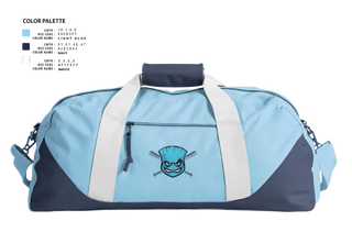 Duffle Bag, Blue Sox, Baseball, Teamtime, Team time, sublimation, custom sports apparel, team uniforms, spirit wear, spiritwear, sports uniforms, custom shirts, team store, custom team store, fundraiser sports, apparel fundraiser