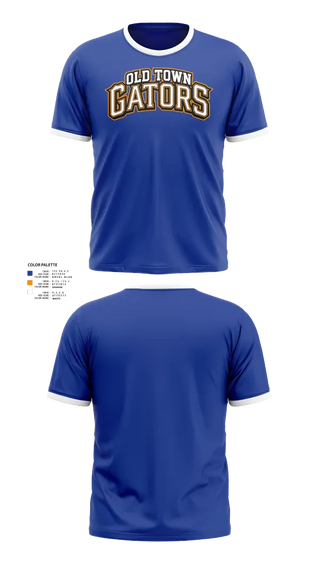 Soft Poly Tee Cotton Like Feel, Old Town Gators, , Teamtime, Team time, sublimation, custom sports apparel, team uniforms, spirit wear, spiritwear, sports uniforms, custom shirts, team store, custom team store, fundraiser sports, apparel fundraiser