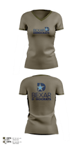 Bexar County Democratic Party 48561272 Women's Short Sleeve V-neck Shirt - 1