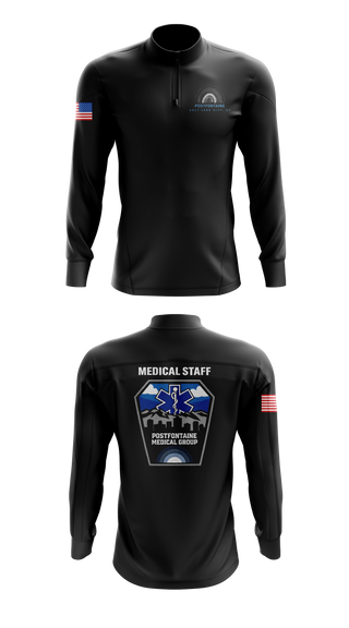 Quarter Zip Jacket, PF Medical, EMS/EMT, Teamtime, Team time, sublimation, custom sports apparel, team uniforms, spirit wear, spiritwear, sports uniforms, custom shirts, team store, custom team store, fundraiser sports, apparel fundraiser
