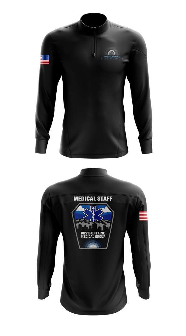 Quarter Zip Jacket, PF Medical, EMS/EMT, Teamtime, Team time, sublimation, custom sports apparel, team uniforms, spirit wear, spiritwear, sports uniforms, custom shirts, team store, custom team store, fundraiser sports, apparel fundraiser