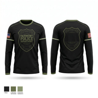 Long Sleeve Performance Shirt, Fairmont Police Department, Police, Teamtime, Team time, sublimation, custom sports apparel, team uniforms, spirit wear, spiritwear, sports uniforms, custom shirts, team store, custom team store, fundraiser sports, apparel fundraiser