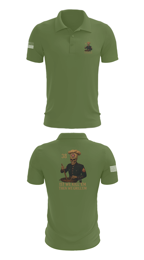 Short Sleeve Performance Polo, 1/1, Marines, Teamtime, Team time, sublimation, custom sports apparel, team uniforms, spirit wear, spiritwear, sports uniforms, custom shirts, team store, custom team store, fundraiser sports, apparel fundraiser