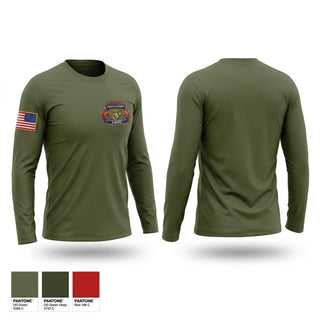 Long Sleeve Performance Shirt, Liberty Christian Academy CJROTC, Marines, Teamtime, Team time, sublimation, custom sports apparel, team uniforms, spirit wear, spiritwear, sports uniforms, custom shirts, team store, custom team store, fundraiser sports, apparel fundraiser
