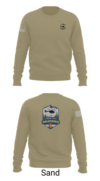 D Co 3-140th AVN 89038545 Crew Neck Sweatshirt - 81