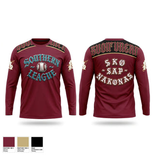 Long Sleeve Performance Shirt, Nakonas, Baseball, Teamtime, Team time, sublimation, custom sports apparel, team uniforms, spirit wear, spiritwear, sports uniforms, custom shirts, team store, custom team store, fundraiser sports, apparel fundraiser