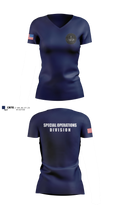 Special Operations Division Women's Short Sleeve V-neck Shirt - 5