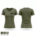 Candor Police Department Women's Short Sleeve V-neck Shirt - 1
