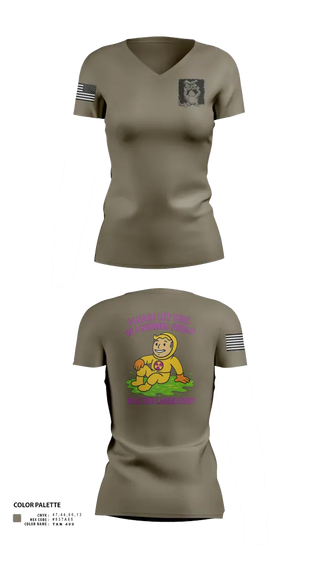 Womens Short Sleeve Vneck Shirt, USS Jefferson City SSN-759 Reactor Labratory, Navy, Teamtime, Team time, sublimation, custom sports apparel, team uniforms, spirit wear, spiritwear, sports uniforms, custom shirts, team store, custom team store, fundraiser sports, apparel fundraiser