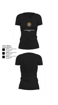 Law Enforcement Support Service of Texas 58643369 Women's Short Sleeve V-neck Shirt - 23