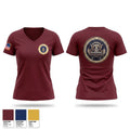 Presidential Caskets Platoon 26641555 Women's Short Sleeve V-neck Shirt - 1