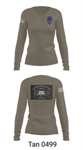 11th airborne, 1-5 IN Bobcats 86117947 Women's Long Sleeve V-neck Shirt - 11