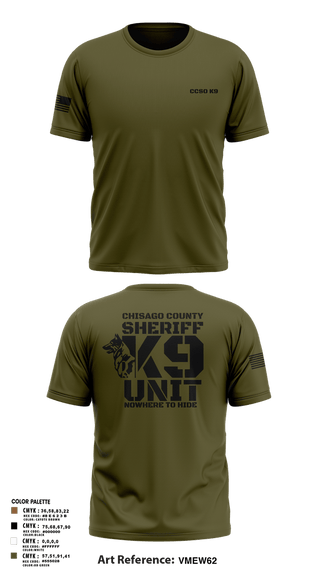 Short Sleeve Performance Shirt, Chisago County K9 Unit, , Teamtime, Team time, sublimation, custom sports apparel, team uniforms, spirit wear, spiritwear, sports uniforms, custom shirts, team store, custom team store, fundraiser sports, apparel fundraiser